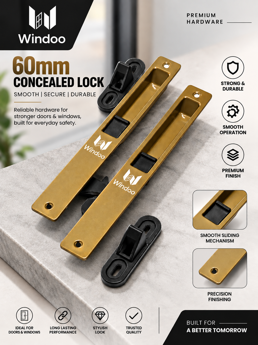 Window Lock - 6 Inch